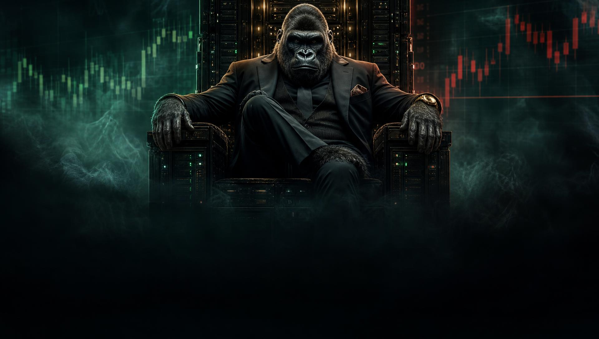 The Crypto Final Boss on his server throne